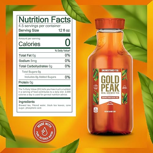 Miniatura 2 de Gold Peak Té sin dulce, 52 fl oz