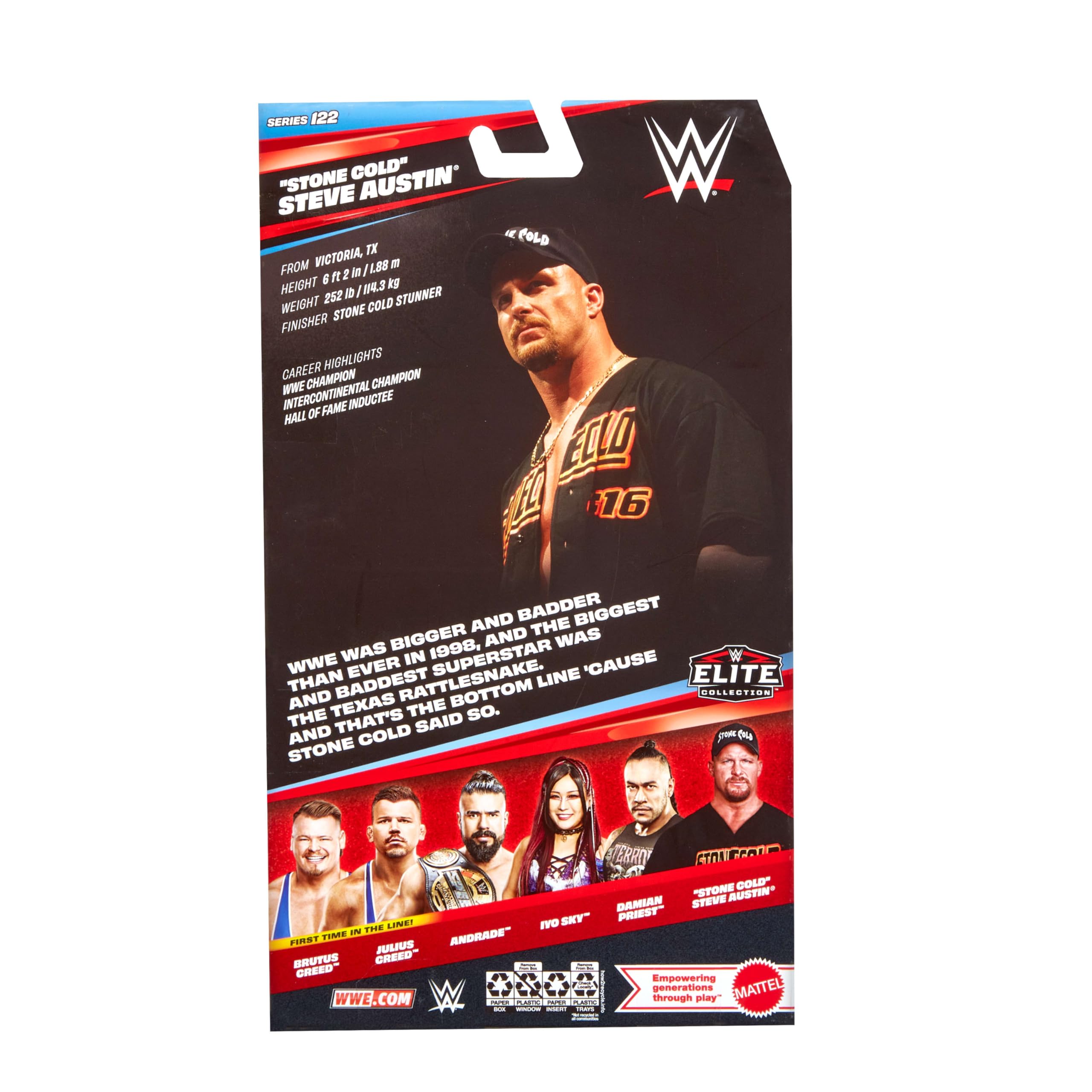 Amazon.com: Mattel WWE Elite Action Figure & Accessories, Series
