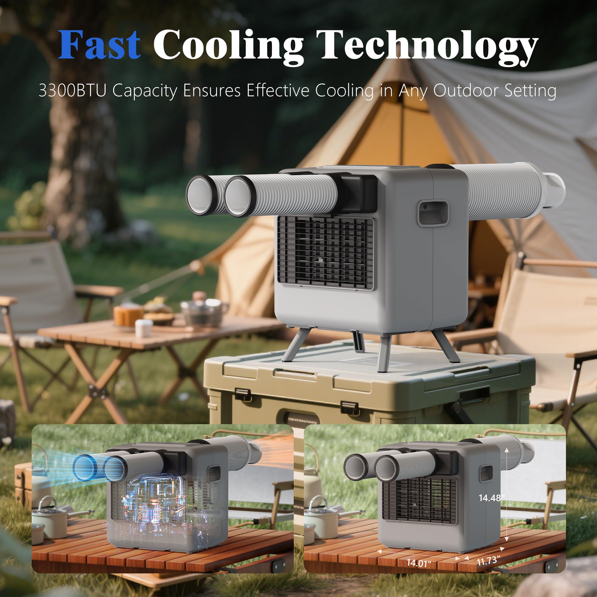 Amazon.com: Disaenvir Tent Air Conditioner - Portable Air