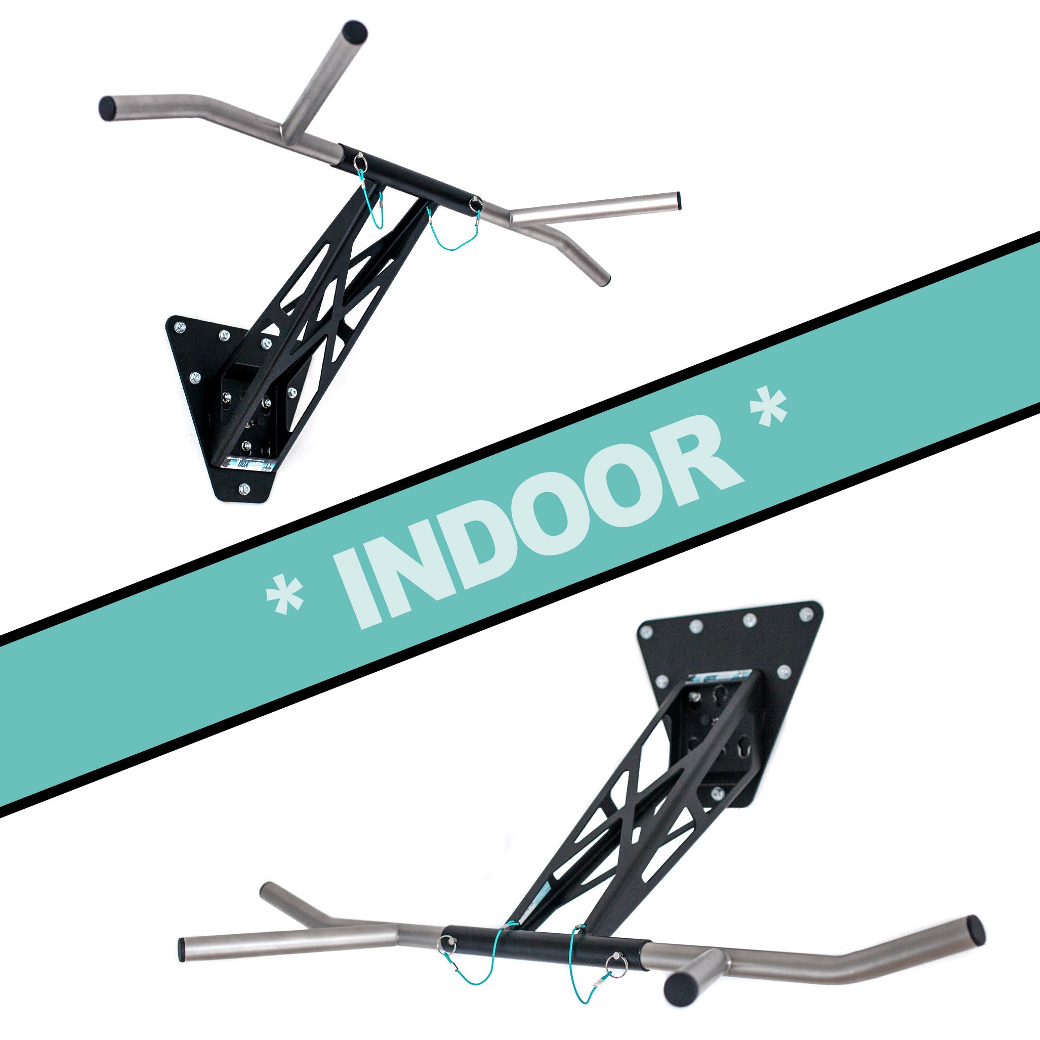 PULLUP & DIP Indoor & Outdoor Pull Up Dip Bar, Portable PullUp and Dip