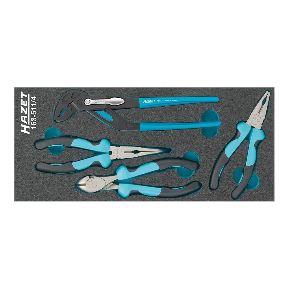 Amazon.co.jp: HAZET 163-511/4 - ペンチセット : 車＆バイク