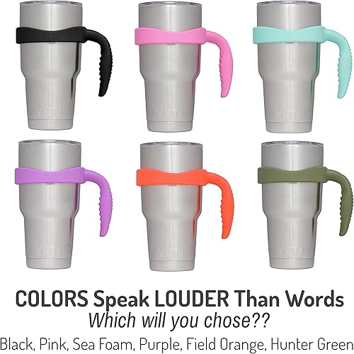 Miniatura 3 de Grab Life Outdoors, asa para tazas Yeti Rambler 30 onzas Tumbler, Ozark Trail, RTIC y otros (solo el asa), Rosado