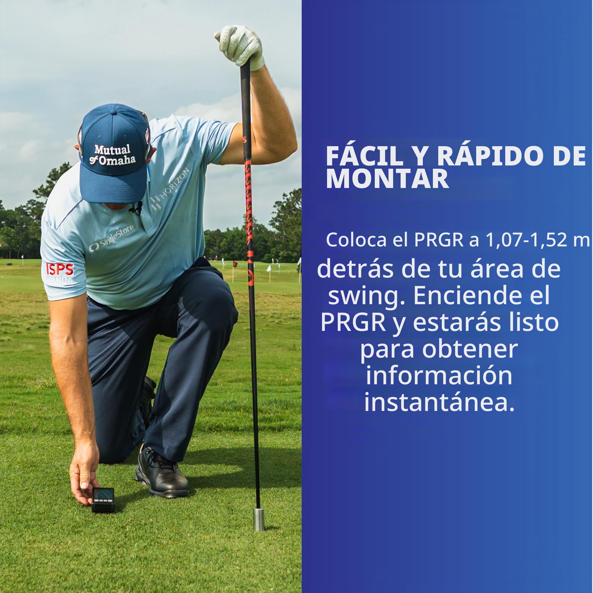 PRGR Monitor Portátil de Lanzamiento de Golf