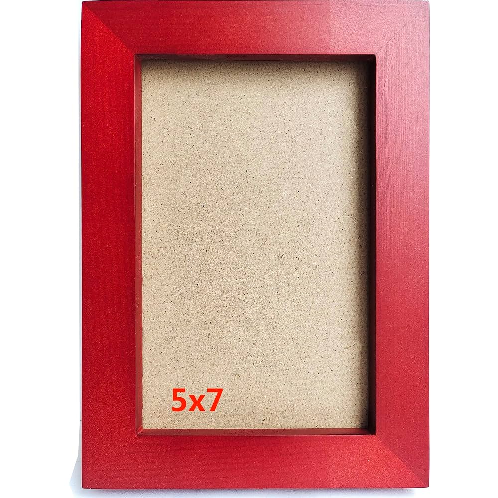 フォトフレーム   PICTURE FRAMES Amazon.com - ZXT-parts 5x7 Picture Frames Red Photo Frame