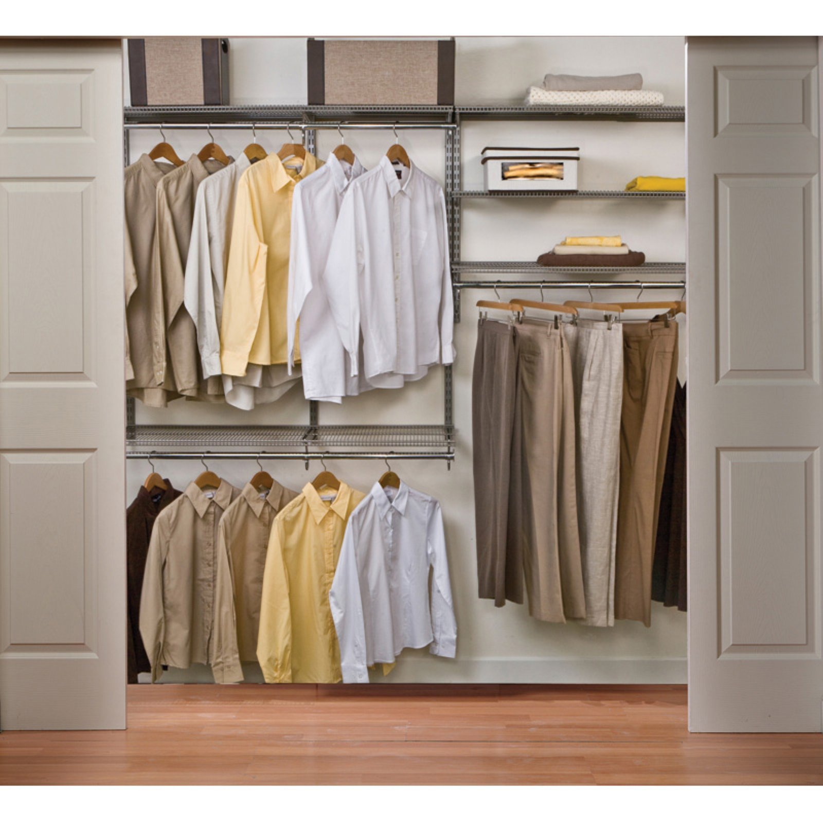 Organized Living freedomRail Ventilated Shelf, 36-inch x 16-inch - White