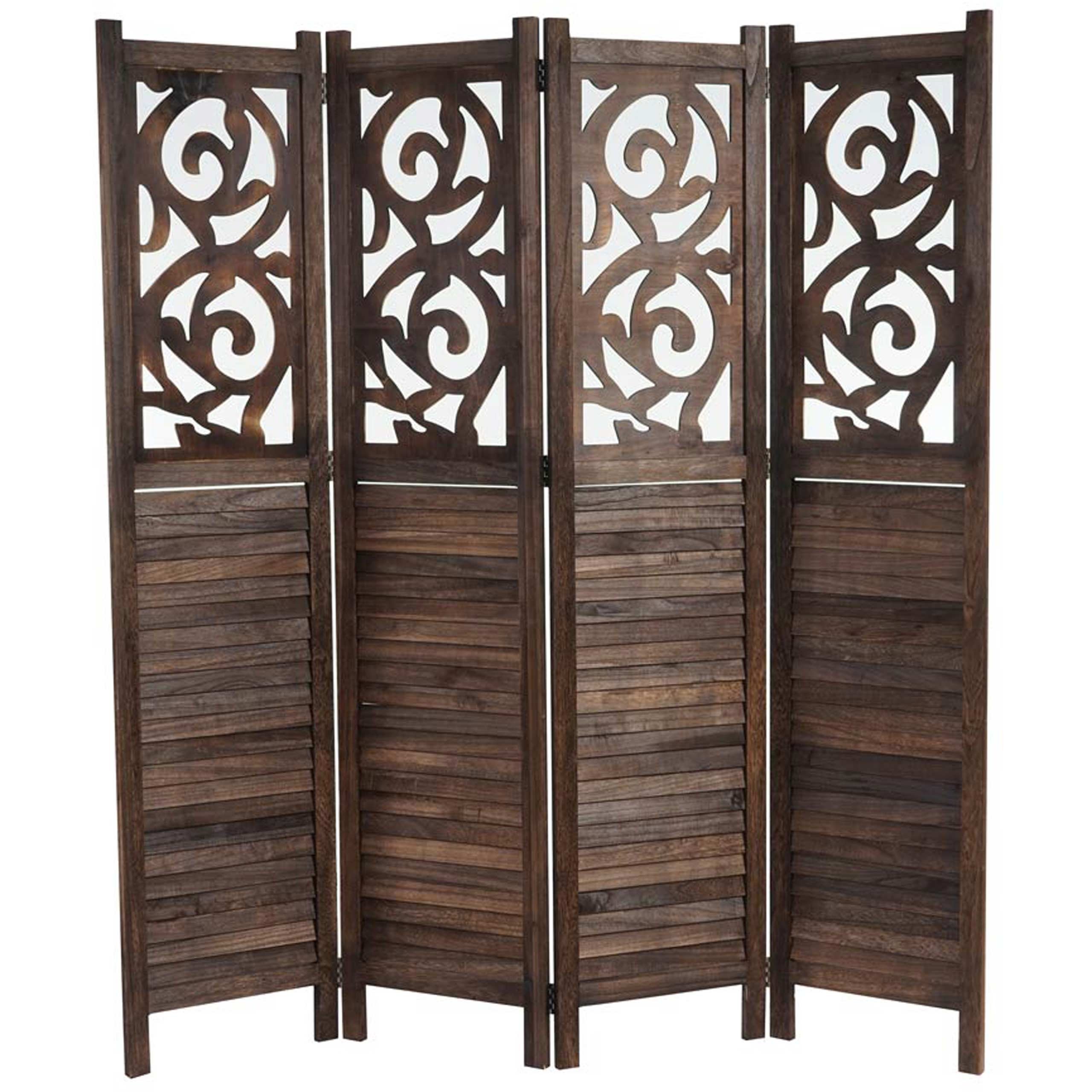 Mendler Paravent Istanbul - 170x160cm, braun