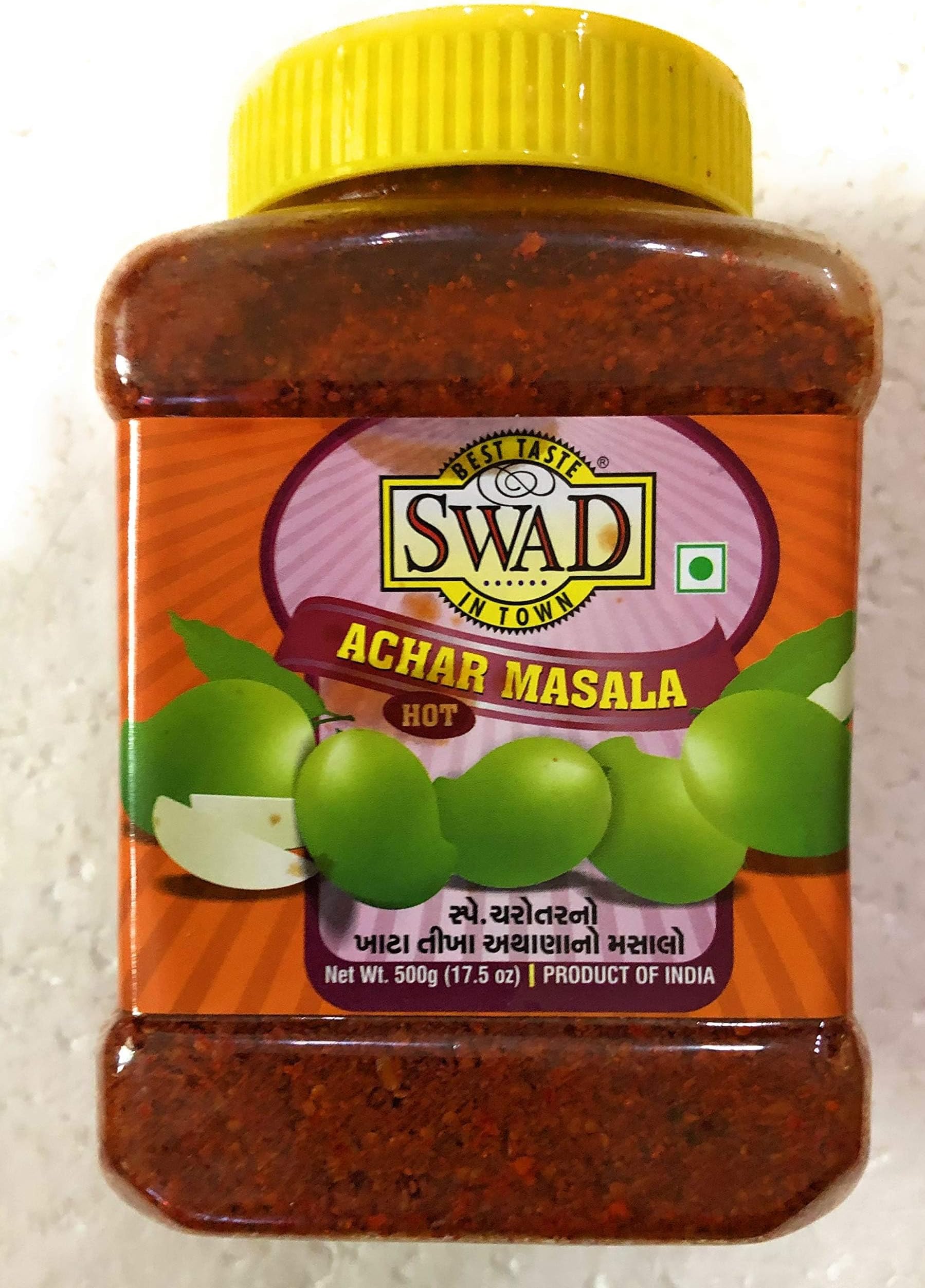 Swad Achar (Pickle) Masala HOT (Special Charotar) - 500 Grams