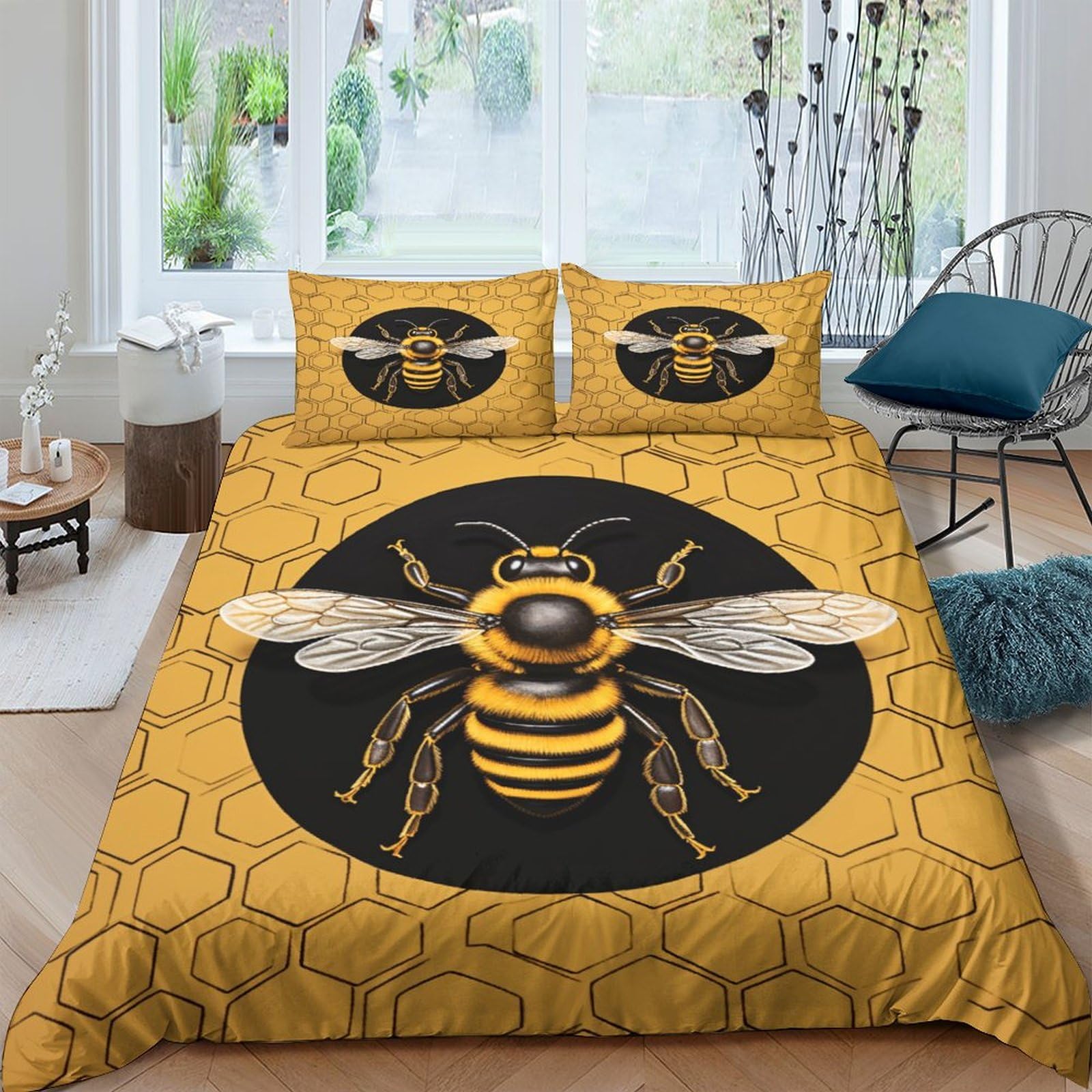 Housse de couette microfibre 200x200 facile à enfiler avec son zip