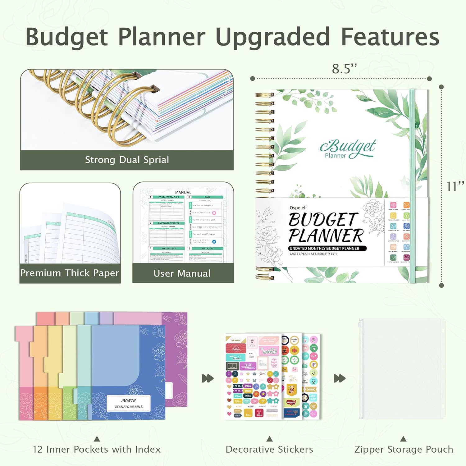 Master Your Finances: Review of the Ospelelf Budget Planner & Expense Tracker
