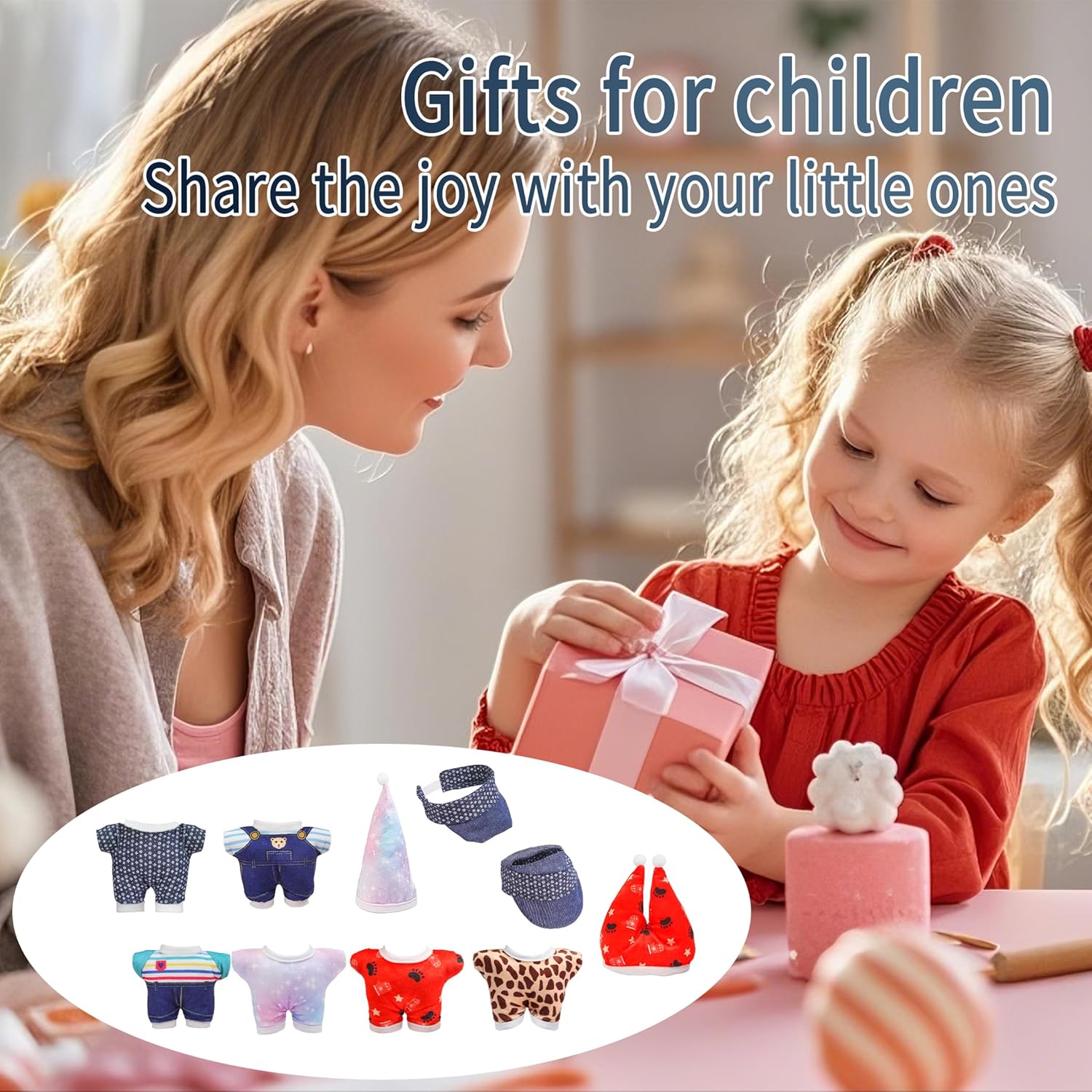Doll Clothes for 17cm Dolls - Adorable 17cm/15cm Clothes Compatible with Accessories, 12 Pieces Fashion Dolls Outfits for Collecting, Keychains Pendants, Birthday Gift