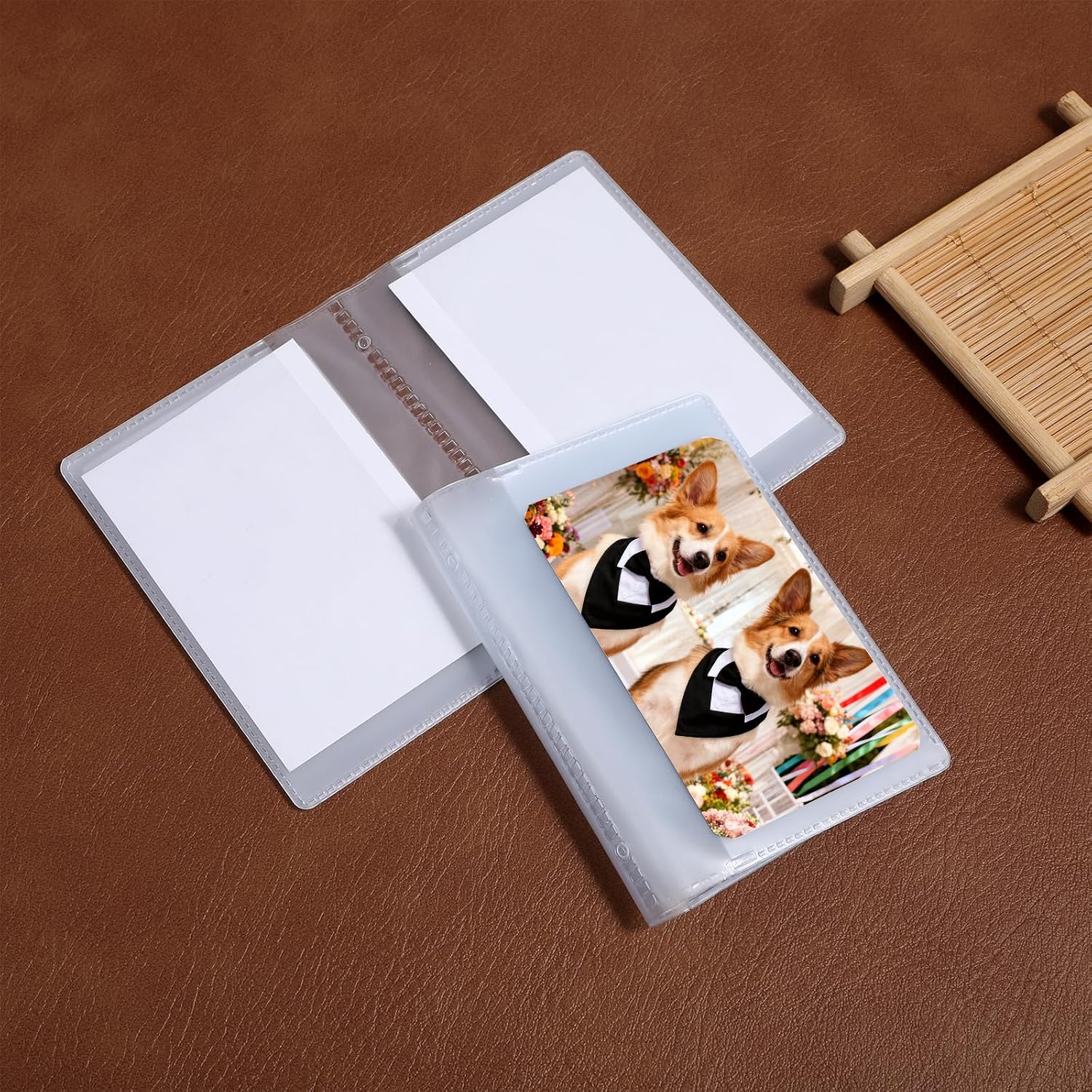 Set of 8 Plastic Wallet Insert for Credit Cards, Wallet Picture Holder