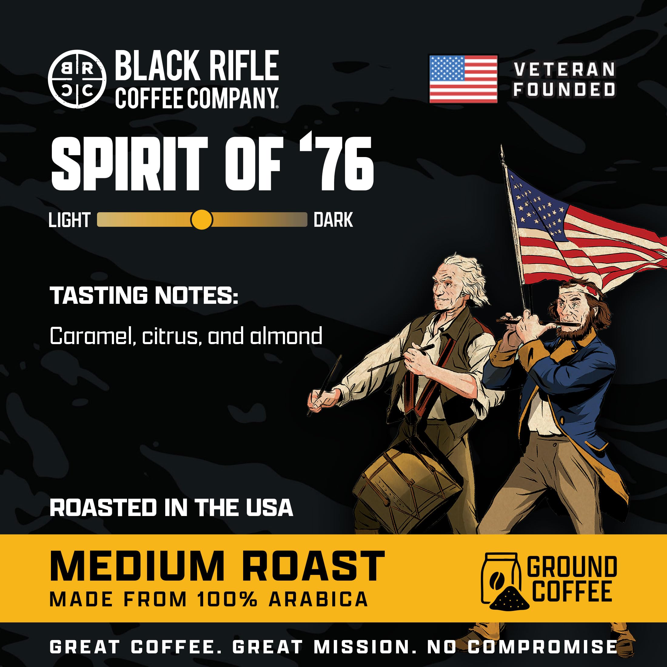 Amazon.com : Black Rifle Coffee Company Spirit of 76, 18oz Bag