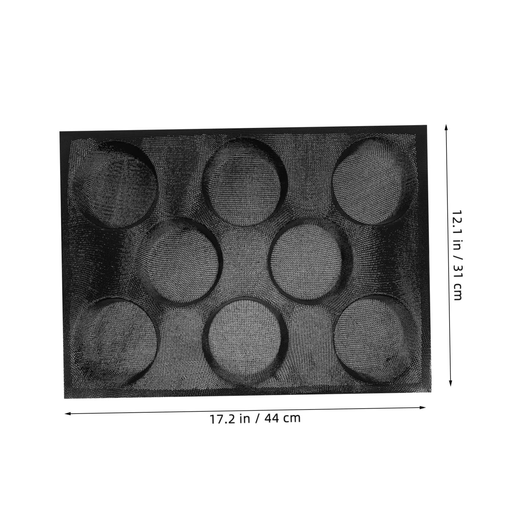 VALICLUD Burger Bun Silicone Baking Mold Cavity Non Stick Bread Pan for Hamburgers and Pastries Food Grade Silicone Easy to Versatile Baking Tool for Gluten Options