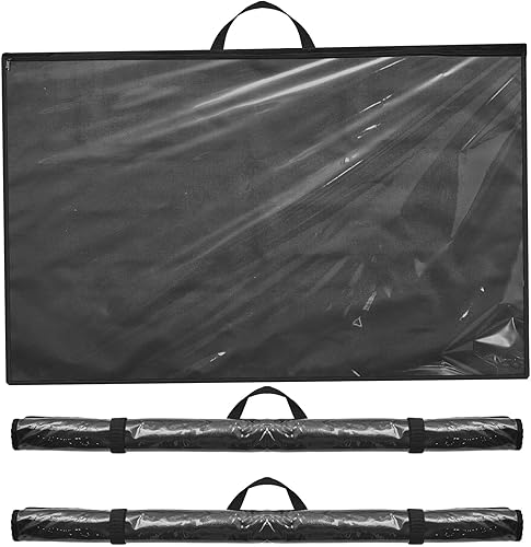 Tanlade 3 piezas de soporte plegable impermeable para planes, impermeable, para mapas, portafolios de construcción, bolsa de cartera de arte, se
