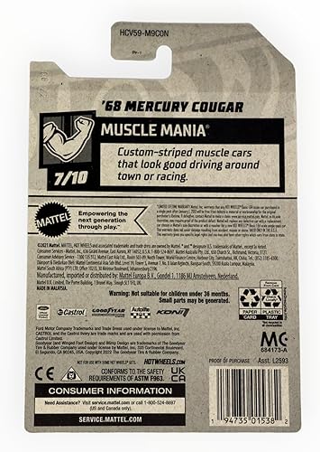 Miniatura 2 de Hot Wheels '68 Mercury Cougar