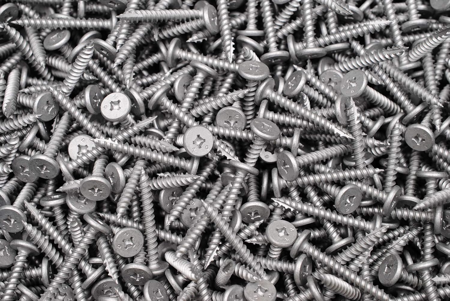 (500) Combo Drive Phillips/Square 10 x 1-1/2 Pancake Head Wood Screw Type 17