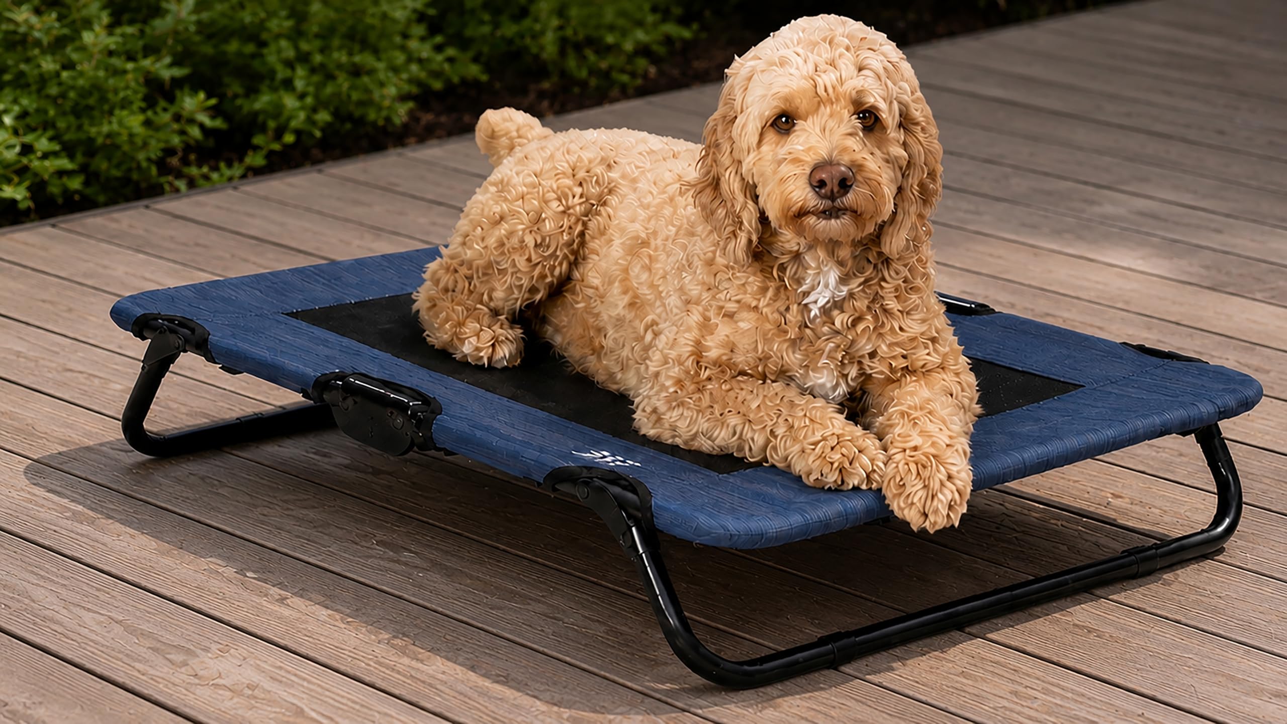 Pet Gear Lifestyle Pet Cot Elevated Bed, 30 Inch, Slate Blue