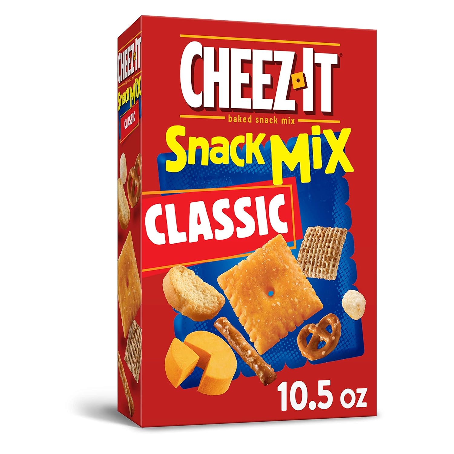 CheezIt Baked Snack Mix, Classic,10.5 Ounce (Pack of 3)
