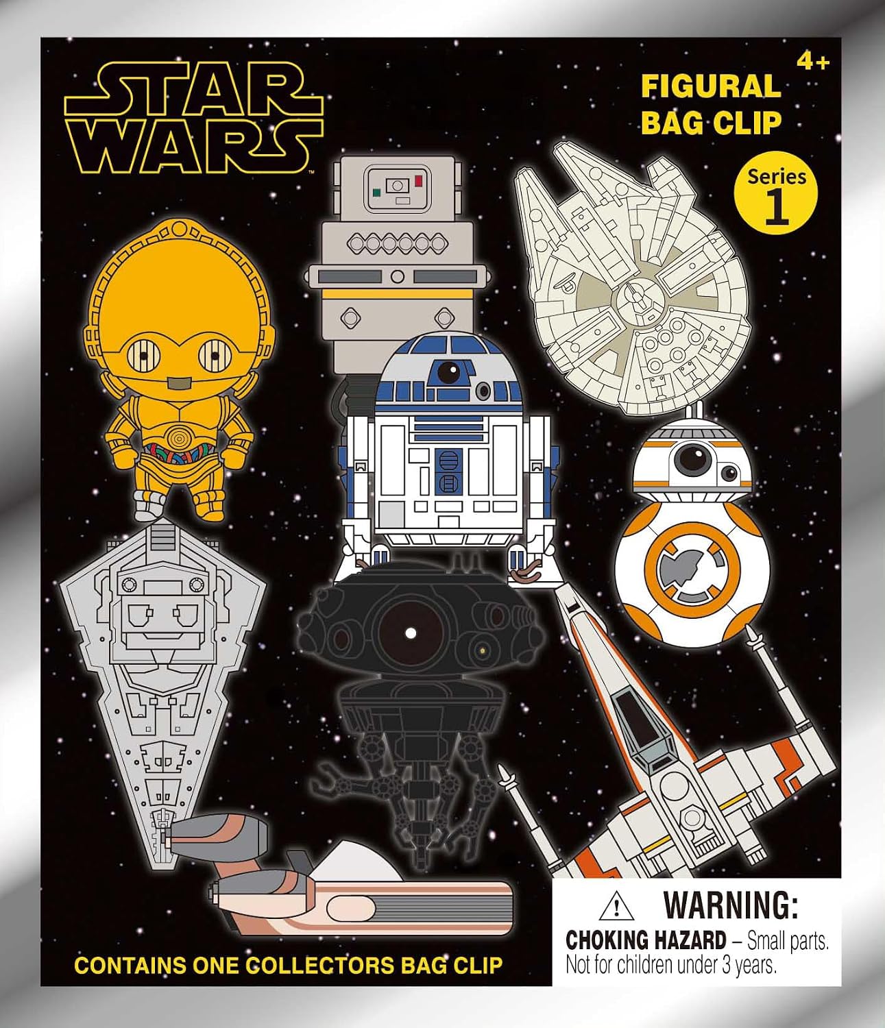 Star Wars Power of the Force Series 8 – 5" Collectible Bag Clip – Blind Bag (ONE Random Figure) – Sci-Fi Character Keychain/Backpack Accessory | Official Licensed Merchandise