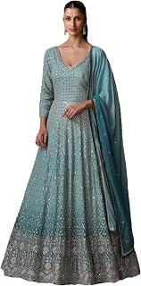 STELLACOUTURE indian pakistani ready to wear salwar kameez embroidered gown eid festival wedding party for women 2906-O