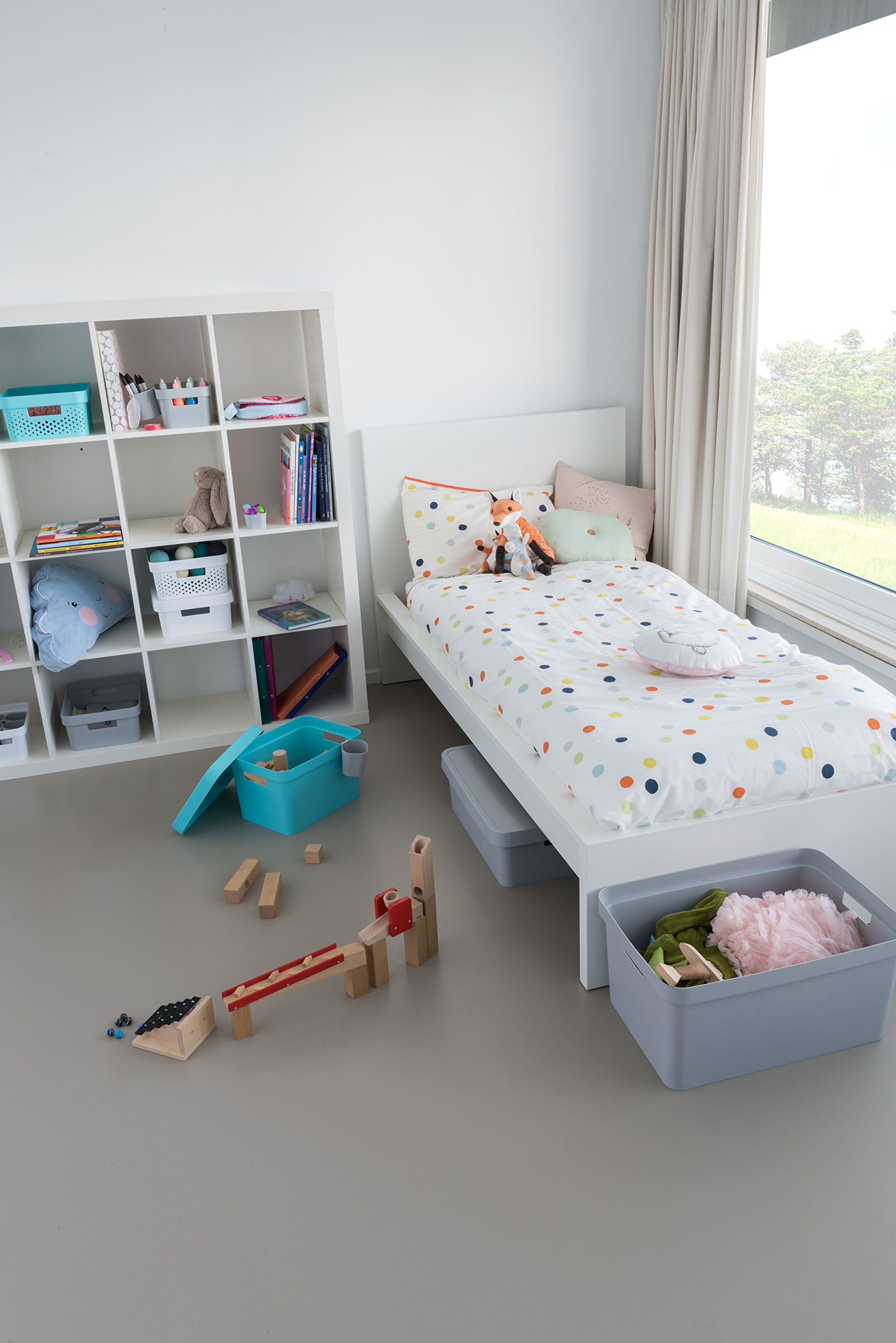 Curver 04752-099-00 Infinity Plastic Storage Box with Lid 36 3 x 27 x 22 2 cm 11 L — view 9