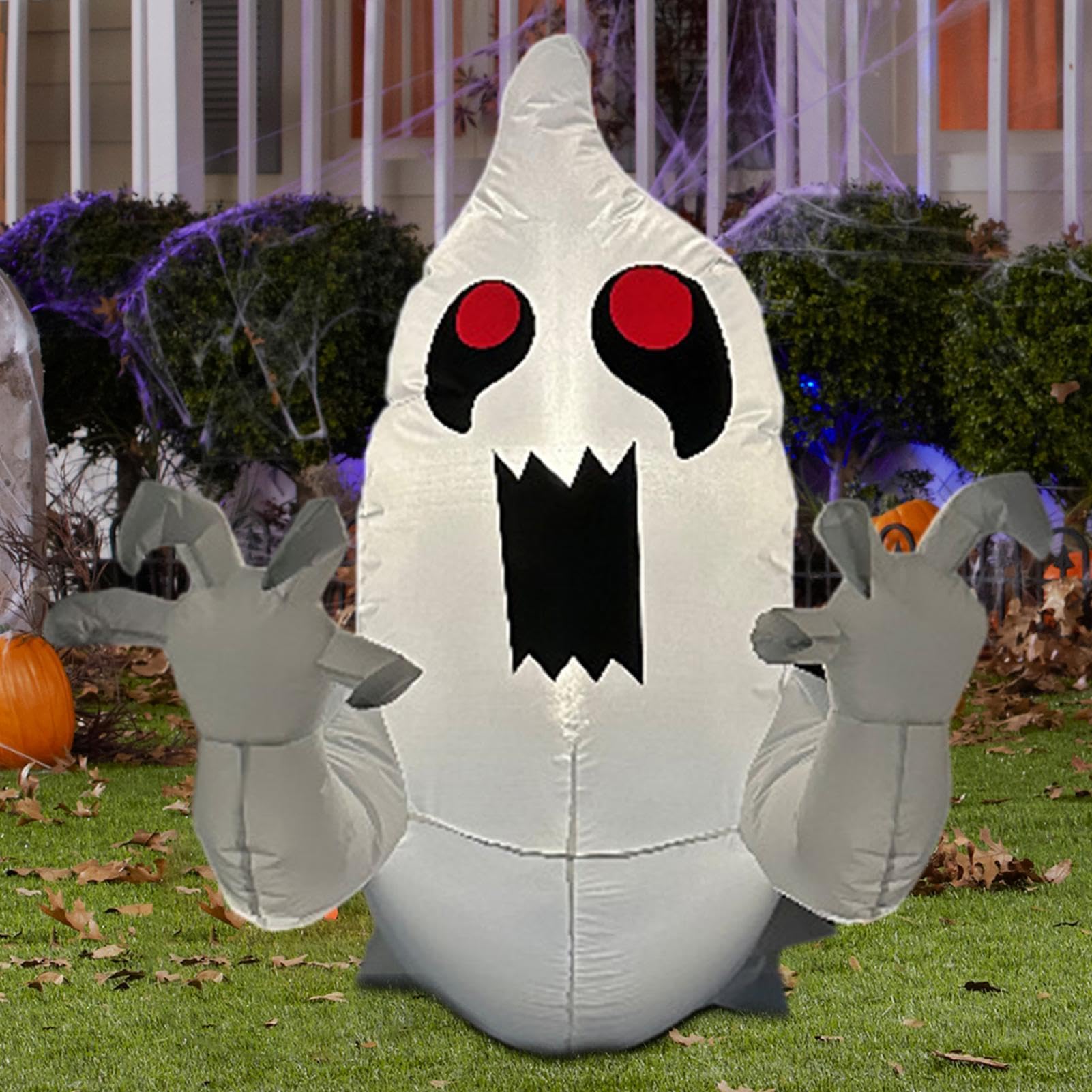 Decorazione Halloween Fantasma Decorazione Autunnale Inquietante con Luce