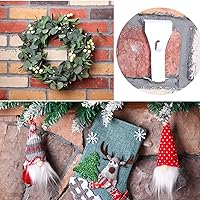Vista 6 de Ripeng 16 Pieces Brick Wall Clips and Hooks for Hanging Outdoors No Drill, Brick Hangers Fit 2-1/4 to 2-3/8 Inch Hooks to Hang Wall Decor, Pictures