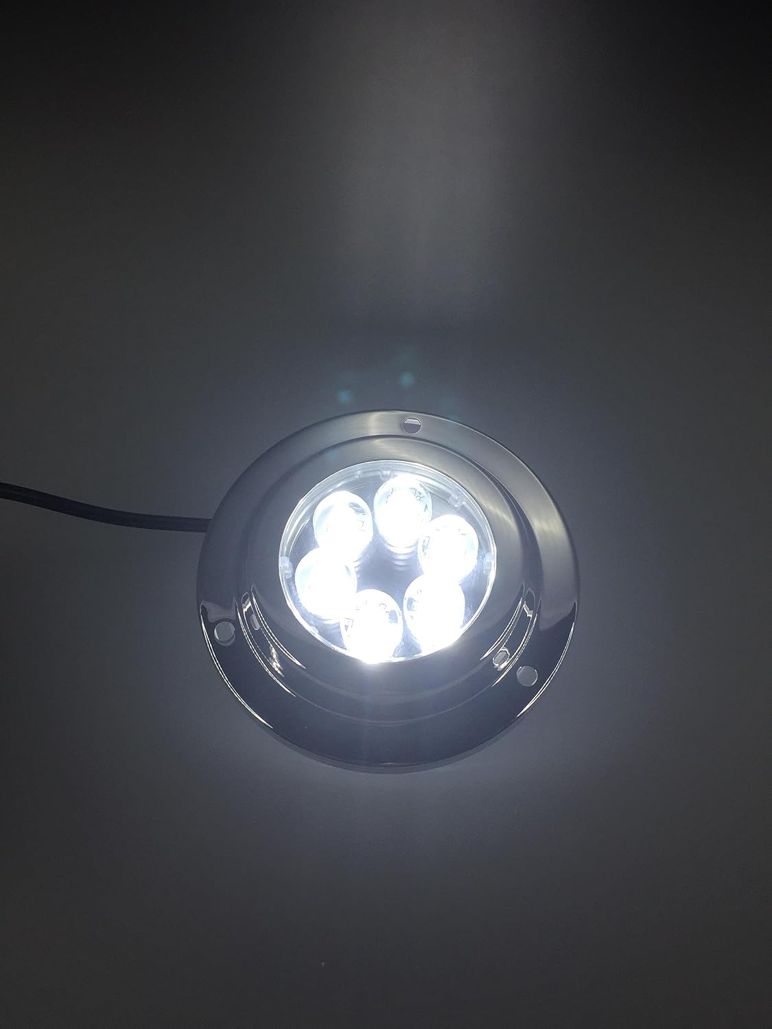 Pactrade Marine Boat SS316 LED White 6 x 2 W Underwater Light 10-30V IP 68