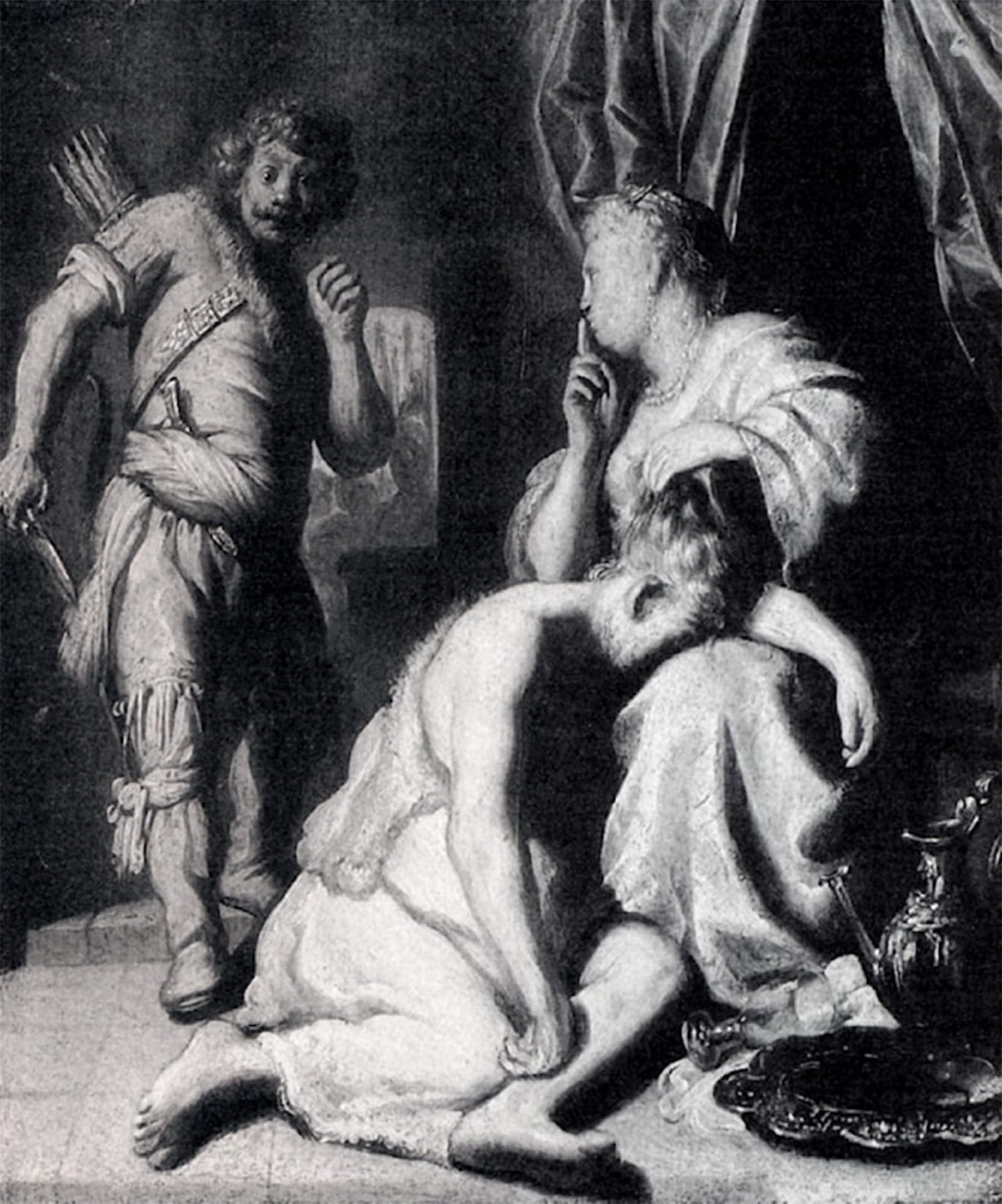POSTERIIk Famous Modern Artwork Art Mural Samson and Delilah by Jan Lievens Oil Paintings Pictures for Home Decor 60x90cm