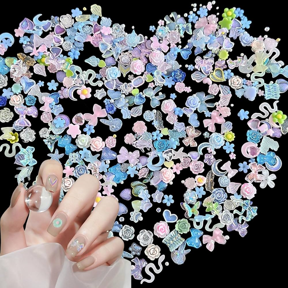 3dネイルパーツ うさぎ 花 パーツ ネイルパーツ 【公式通販】