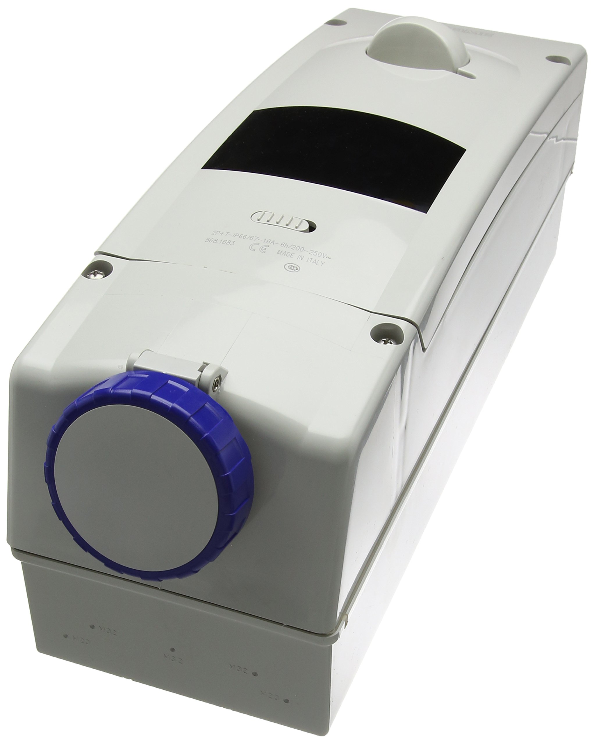 Socket Scame 568.1683 Advanced 2 IP67 2P+E 16A 6h bleu pour installations électriques fiables - 3