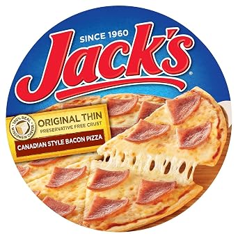 Jacks, Original Crust, Canadian Style Bacon, 15.7 oz. 12 count