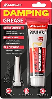 Damping Grease Washing Machine Suspension Rod 50g - Medium-Viscosity Lubricant for Suspension Rods, Toilet Seats, Car Doors, Cameras & Joystick | Dampening Grease Washing Machine