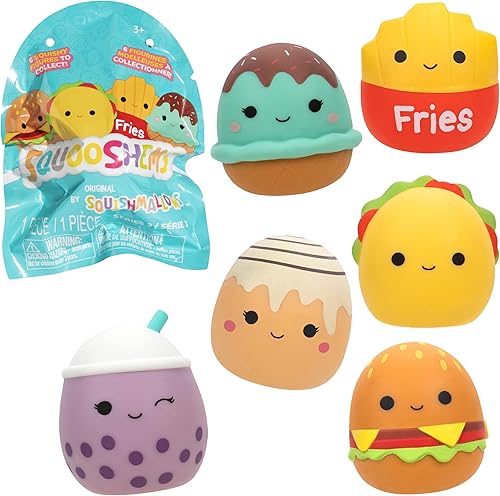 Squishmallows Squooshems Food Series - Paquete de 1 bolsa oficial Kellytoy  Mini bolsa ciega coleccionable misteriosa de juguete blando y exprimible