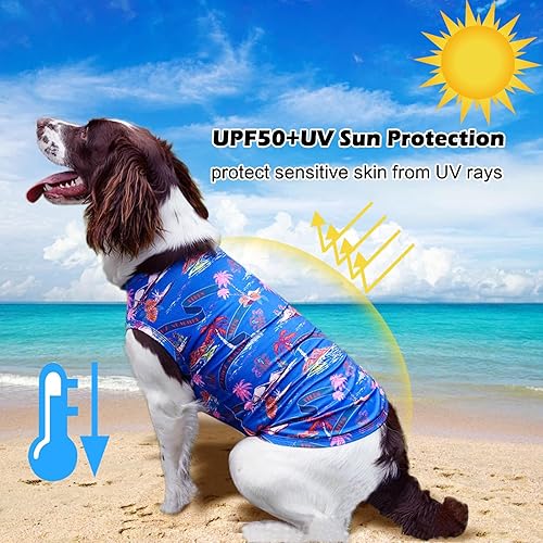 Vista 43 de Camisas refrescantes para perros, camisas para perros extra pequeñas, ropa para perros machos y hembras, camisetas refrescantes para Yorkie