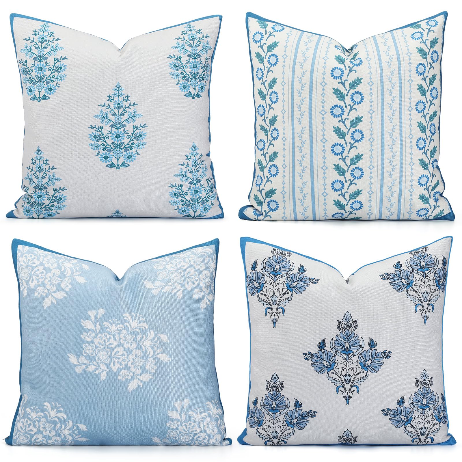 Housses de coussin grandmillénaires 48,3 cm lot de 4 à imprimé floral