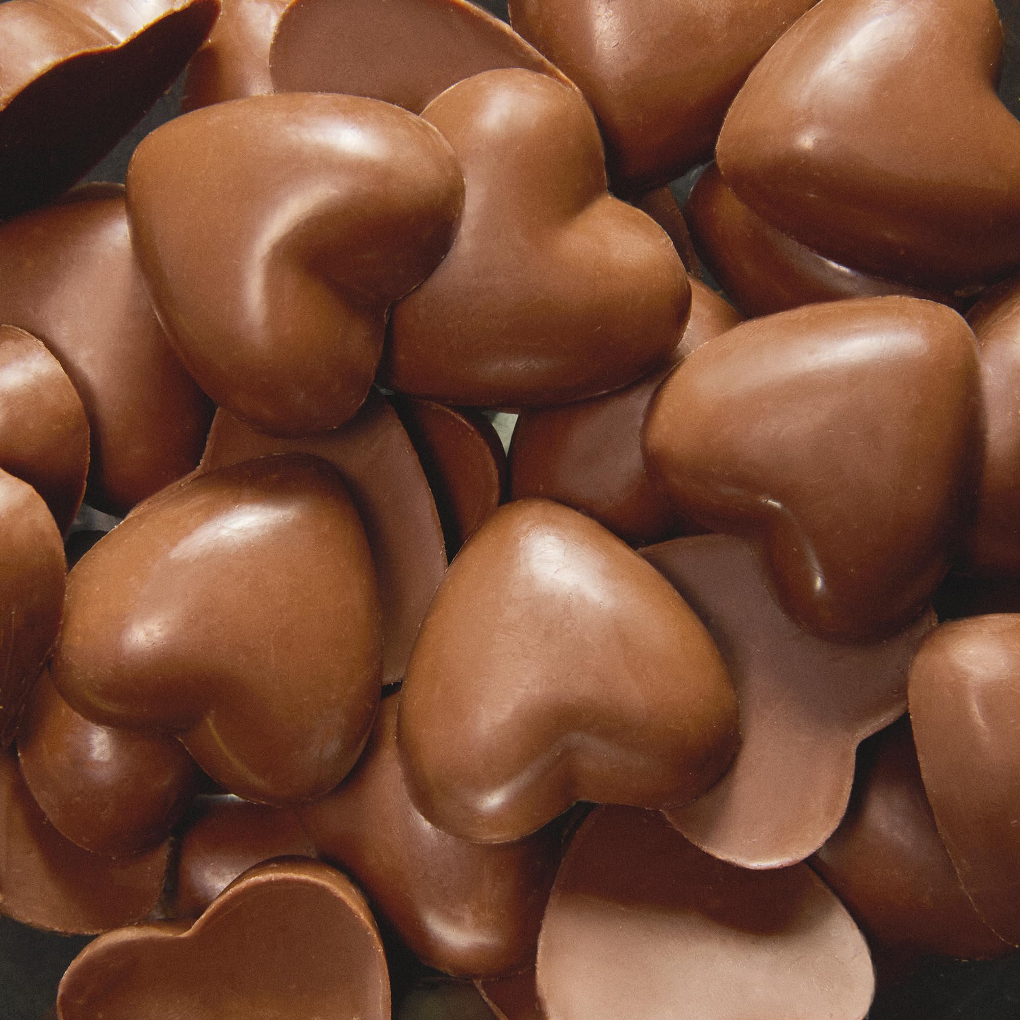 Leone depuis 1857 - Sachet recharge Chocolats en forme de Coeur au Chocolat au Lait fourrés à la Crème au Lait - Collection Love Pattern - 500gr