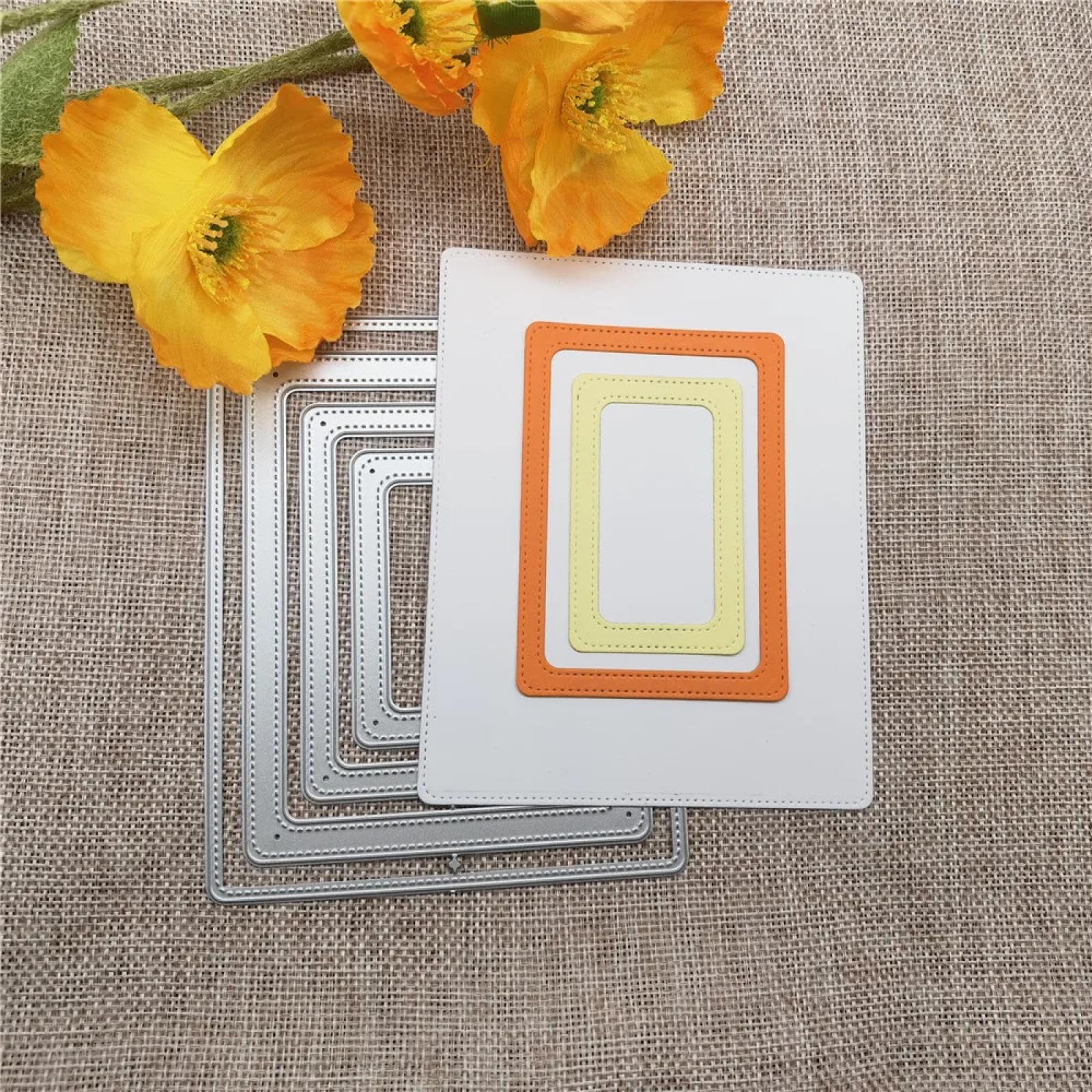Matrices de découpe scrapbooking pochoir métal pour cartes papier décoratives 10,5x13