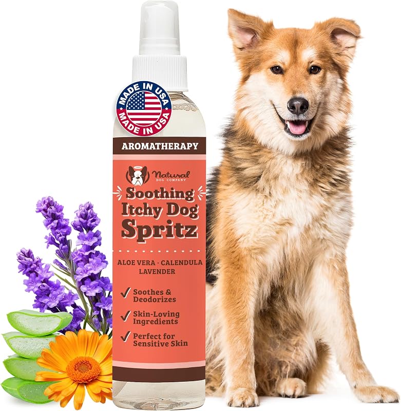 Spray para Cães Natural Dog Company para Cuidados da Pele e Pelagem, 240 mL
