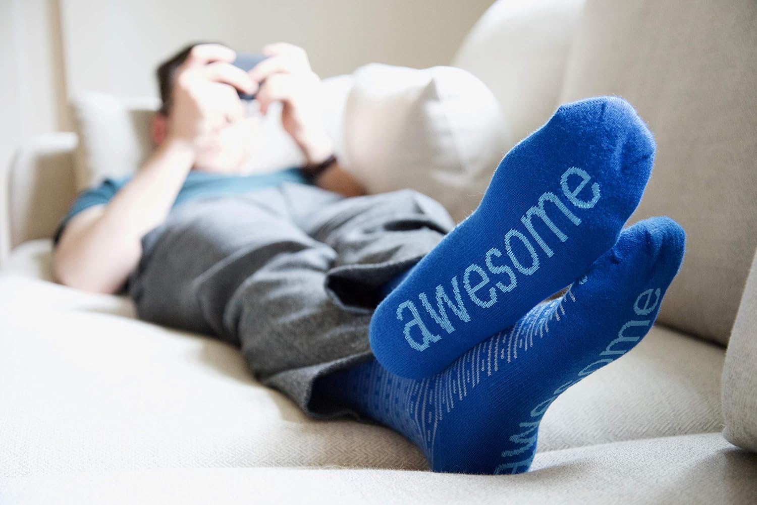 notes to self - I am Awesome Socks - Daily Inspirational Socks for Women & Men - Image 4