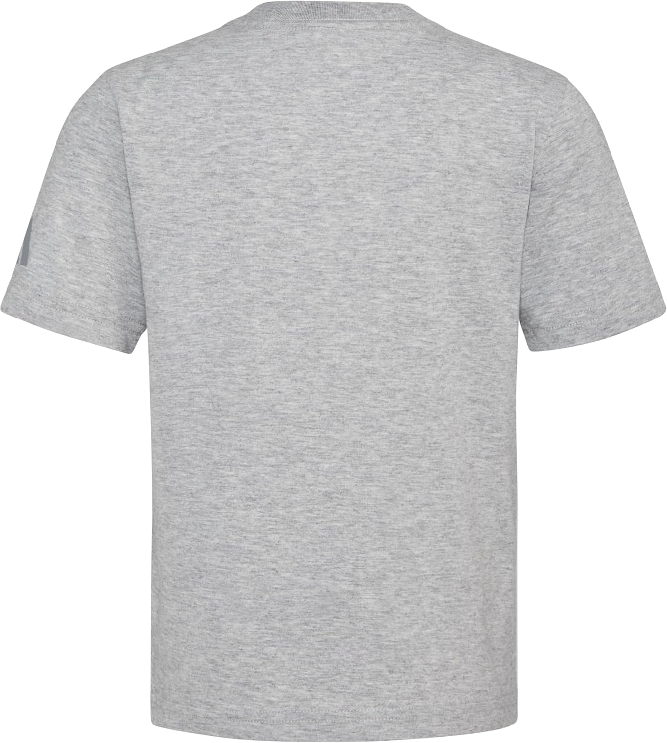 adidas Boys Short Sleeve Distortion Multi Sport Graphic Heather Tee Shirt - Image 2