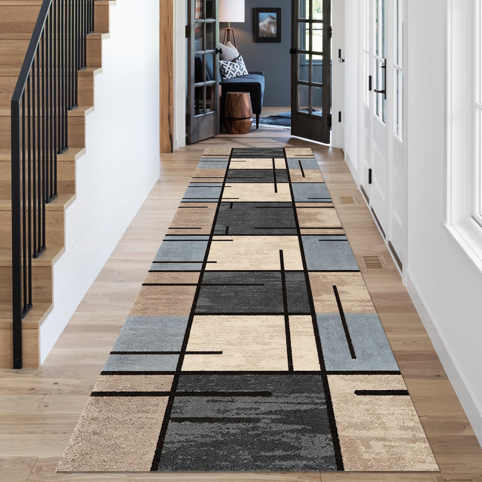 Dywan do przedpokoju antypoślizgowy zmywalny dywan kuchnia chłonny długi dywan korytarz 90 x 500 cm dywan wejście do salonu dywaniki do sypialni wejście wycieraczka do kuchni sypialni