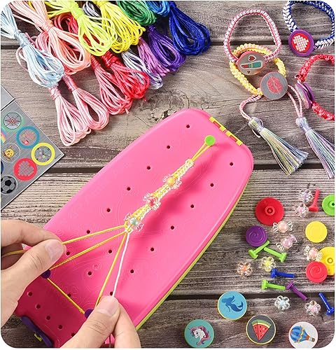 Miniatura 3 de Kit de pulseras de la amistad para niñas, kits de pulseras de bricolaje, juguetes para niños, ideas de regalos para niñas de 6, 7, 8, 9, 10, 11, 12