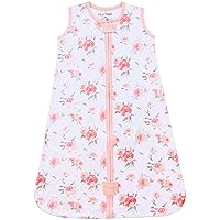 Vista 53 de Saco de dormir para bebé 1.0 TOG, manta portátil de algodón orgánico para bebé con cremallera bidireccional, saco de dormir de transición para bebé