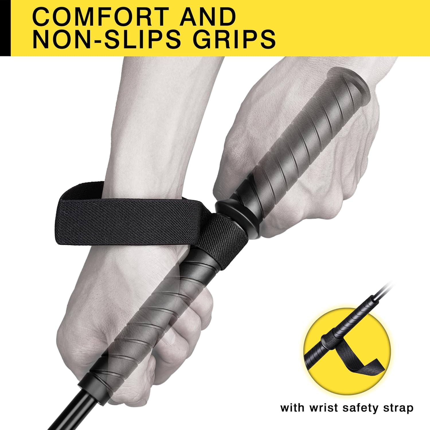 Baseball Hitting Trainer，Baseball Hitting Stick for Beginners to Practice Swing or Pro Players Warm Up，Baseball Training Equipment for One-On-One Coaching