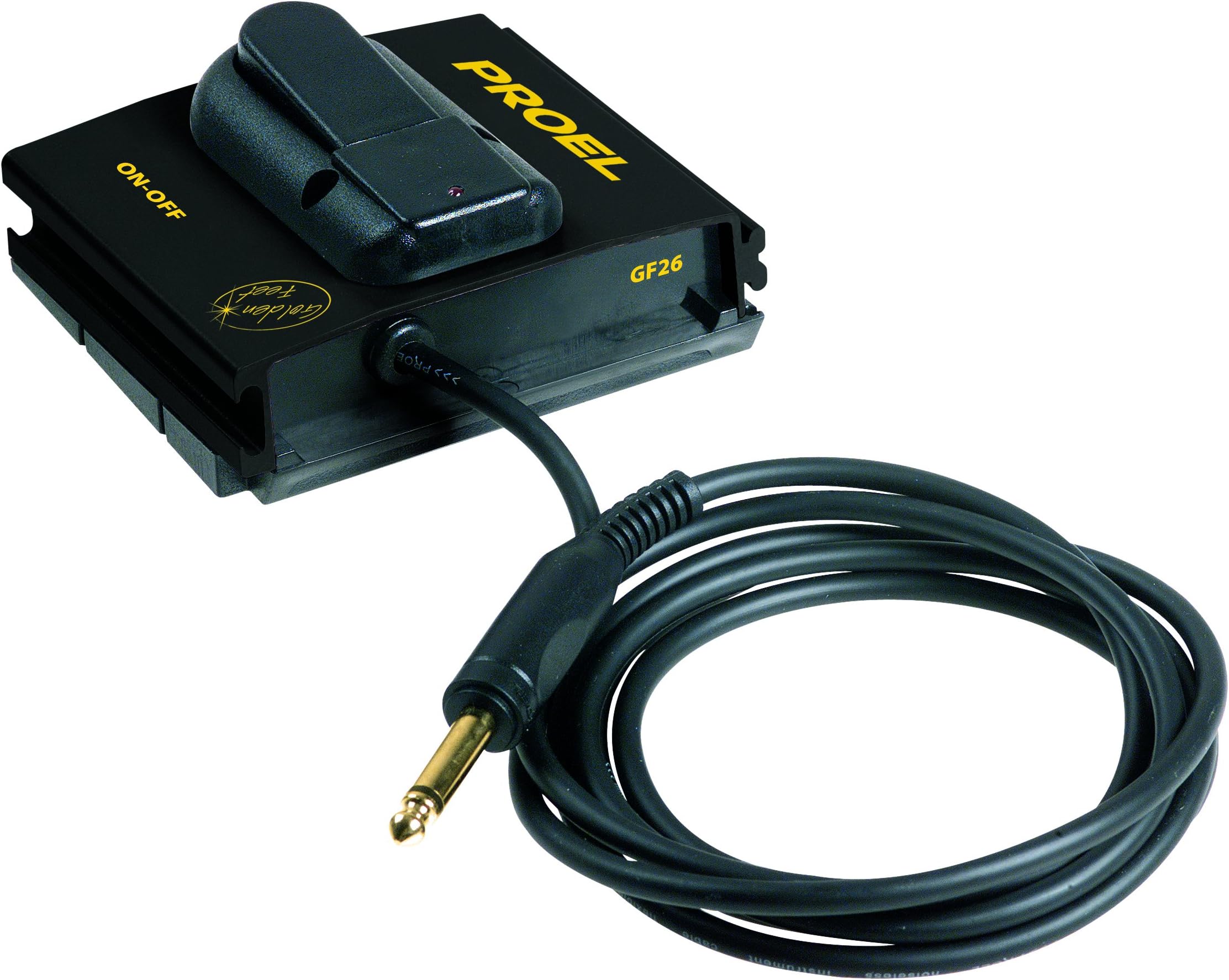 Pedale On/Off Proel GF28 Per Tastiere - Connettore Jack 6.3mm, Cavo 2m, Nero, Materiale ABS Rinforzato - Foto 12
