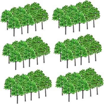 Amazon | heizi ジオラマ 木 60本セット HOゲージ Nゲージ 風景 樹木