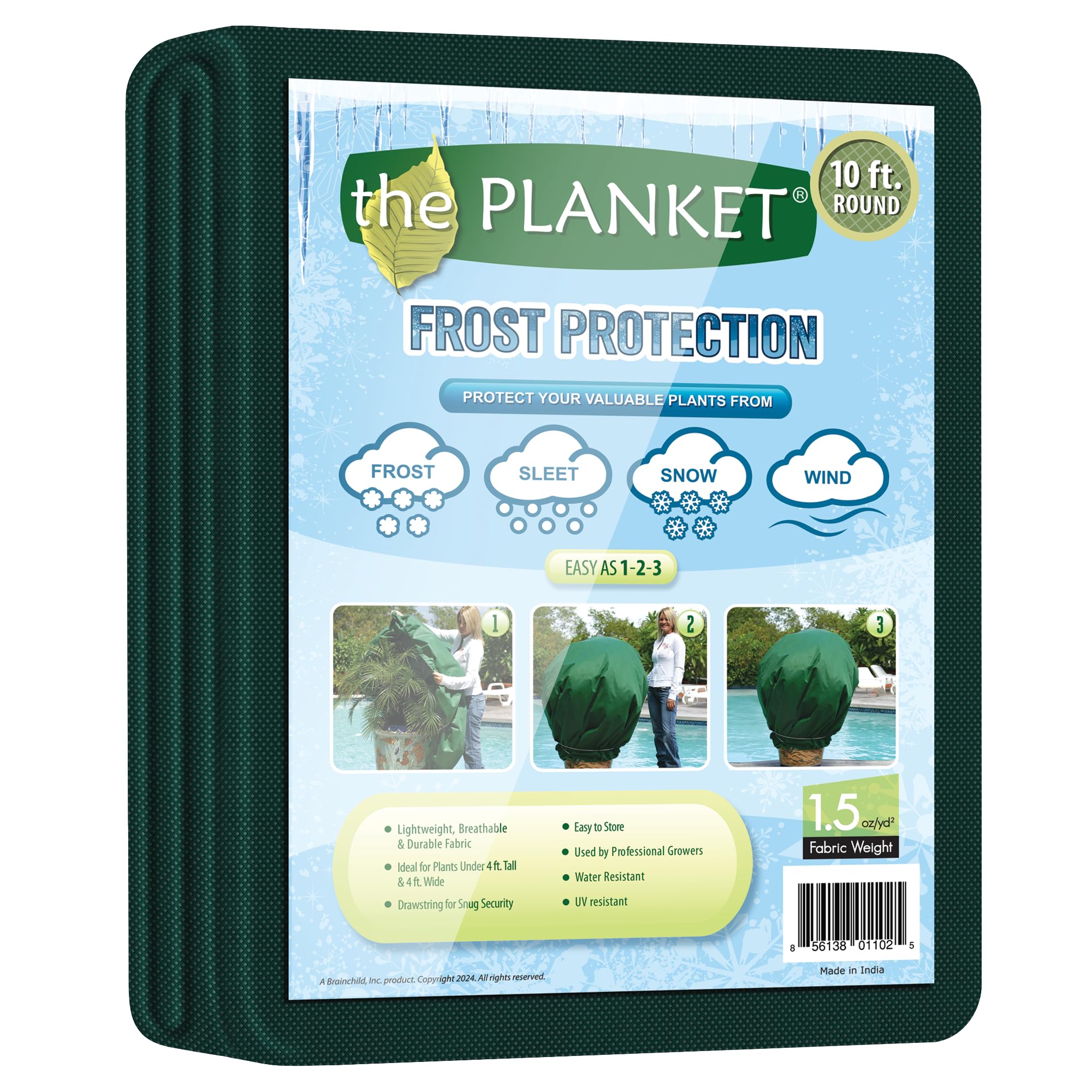 Frost Protection Plant Cover, 10 ft Round