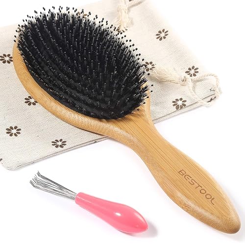 BESTOOL Hair Brush-Boar Bristle Hair Brushes
