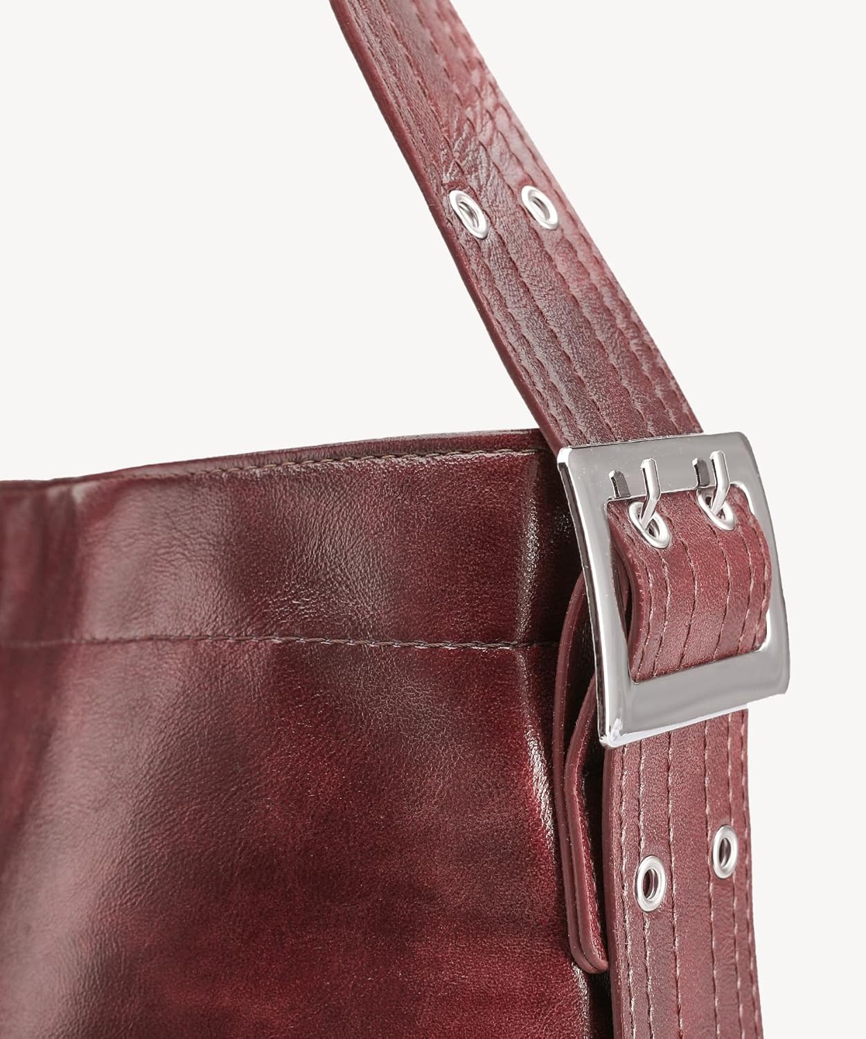 NEWBELLA Women's Vegan Leather Tote Bag - Lightweight Soft Shoulder Purse or Crossbody Bag for Work & Everyday Use - Image 5